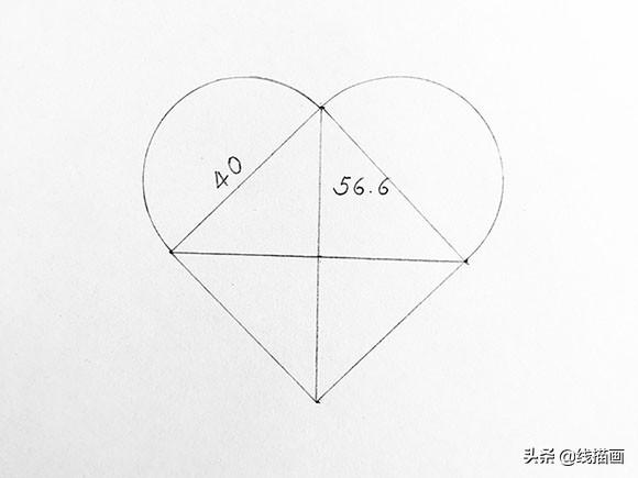 怎样画一个标准的心形(怎么画一个好看的爱心)