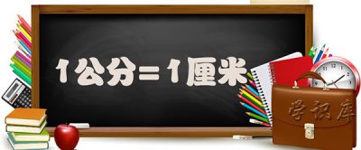 ​一公分等于多少厘米，公分与厘米换算公式