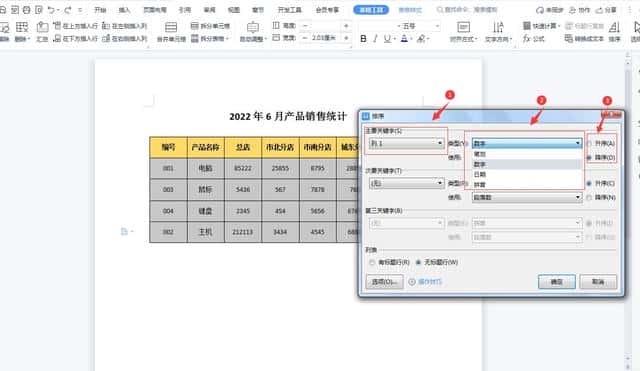 wpsword如何排序号(wps的word排序号)