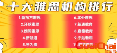 ​2023年国内十大雅思培训机构哪家好？收费是多少？