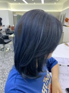 ​蓝黑色不褪色可以染吗掉色快吗