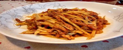 ​肉炒杏鲍菇做法 杏鲍菇炒肉教程