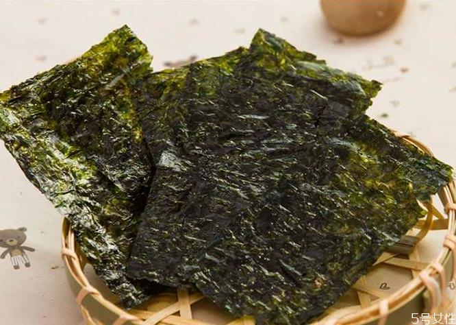 海苔热量高吗 减肥期间可以吃海苔吗 海苔热量高吗 减肥期间可以吃海苔吗