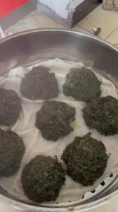 ​超经典的自制红薯叶馒头 零基础在家也能做