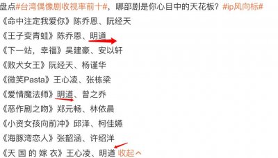 ​占据台湾偶像剧半壁江山的明道，人到中年却口碑坍塌？