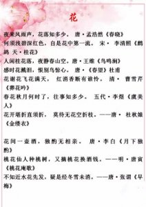 ​诗词“飞花令”怎么玩？掌握这些让你“玩飞”，让孩子爱上诗词