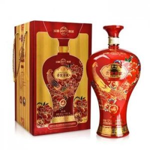 ​汾酒红珍品窖藏浓香(汾酒窖藏52度红铁盒)