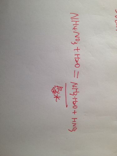 硝酸铵溶于水化学式（硝酸铵溶于水的化学方程式）