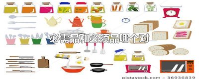 ​必需品和必须品哪个对